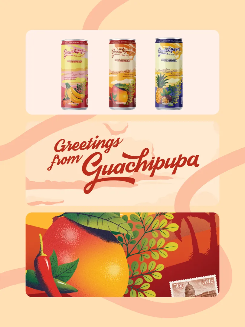 Creación de marca Guachipupa Social drink 